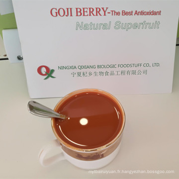 Le fabricant de Ningxia fournit le Goji Juice de goji chinois